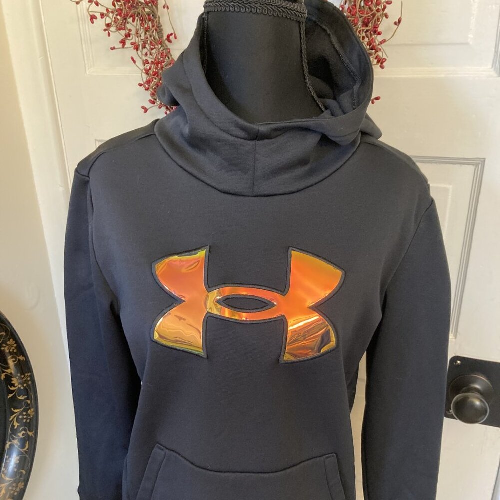 165 Under Armour Hoodie Hologram Youth Large EUC